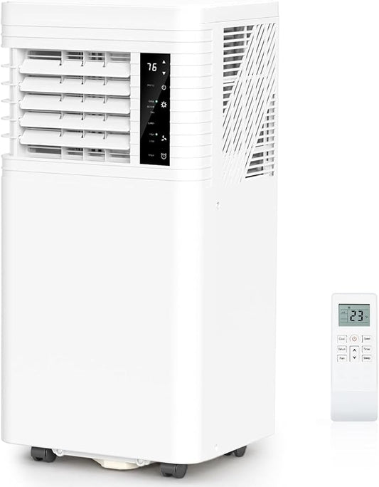 COWSAR 10000 BTU Portable Air Conditioner | Cools Up to 450 Sq.Ft, 4-in-1 Multi-Functional AC with Remote, LED Display & 24H Timer, Full Installation Kit Included