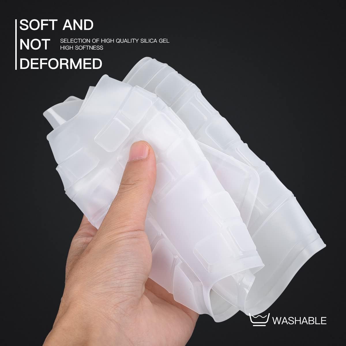 Keyboard Cover for Logitech MK295 MK270 MK200 K270 Wireless Keyboard, Logitech MK370 MK270 MK200 K270 Keyboard Skin Protector - Black