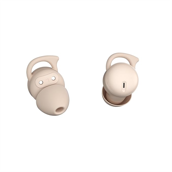 Invisible Sleep Headphones,Sleep Earbuds for Side Sleepers,Small Comfortable Fit Noise Blocking Sleep Earbuds,Bluetooth 5.3 Wireless Earphones, in-Ear Ear Buds for Sleeping (Beige)