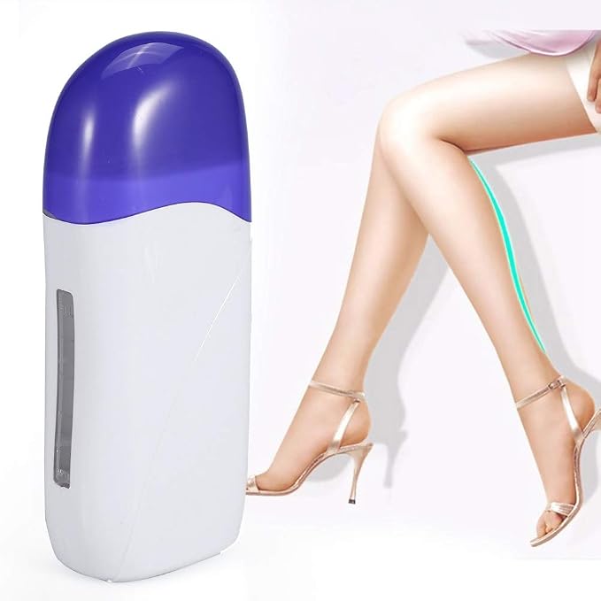 Sonew 3 Types Wax Warmer, Portable Cartridge Wax Depilatory Roller Heater, Hair Removal Machine for Body, Face, Armpits, Legs, Bikini Line, Unisex