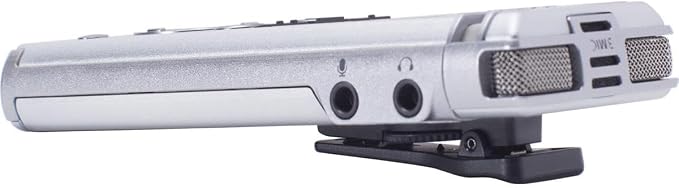 OM SYSTEM Olympus Voice Recorder DM-720 with 4GB, Micro SD Slot, USB Charging, Direction PC Connection, Transcription Mode, Silver