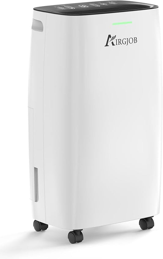 32-Pint Dehumidifier for Basement and Large Room - 2000 Sq. Ft, Quiet Dehumidifier for Large Capacity Room Home Bathroom Basements - Auto Continuous Drain Remove Moisture with Child Lock