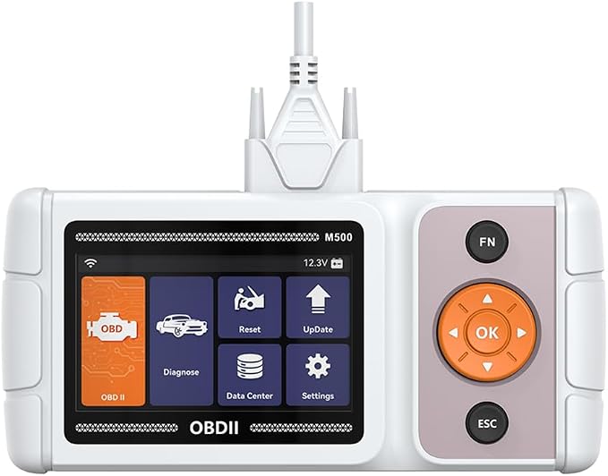 OBD2 Scanner for Mercedes Benz GLB 180 180d 200 200d 220d 250, 4 Systems Car Code Reader with 4.3 Inch Screen, Engine ABS Transmission Diagnostic Tool WiFi Oil Reset