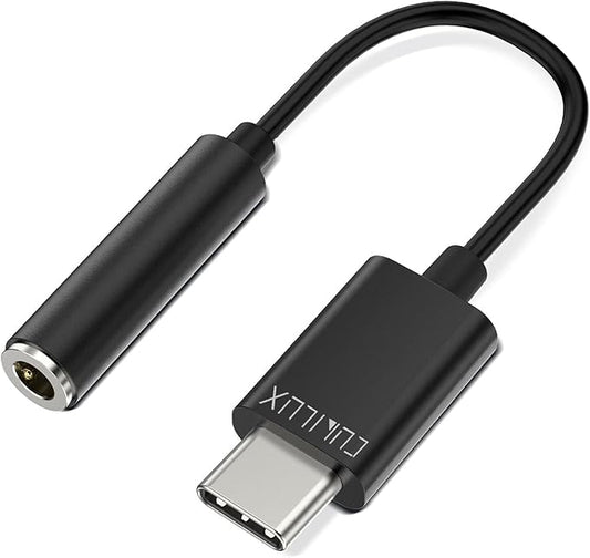 Cubilux USB C Headphone Adapter with 192KHz/24-bit DAC Compatible with Samsung S25/S24/S23/S22 Ultra, Tab S10/S9/S8/S7/S6, iPhone 17/16/15, iPad Pro 13/12.9/11, iPad Air 13/11h, Pixel 10/9/8/7/6 Pro