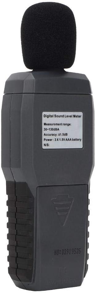 Sound Level Meter 30-130dB Decibel Meter Data Logger Noise Meter Professional Monitoring Tester Digital Audio Level Meter for Classroom Workshop Home
