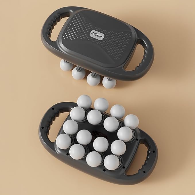 Handheld 16 Head Deep Tissue Percussion Massager with 9 Modes, 9 Intensities for Back, Legs, Neck, Waist, Buttocks Muscle Pain Relief, Quiet Portable Design (M100-16head)