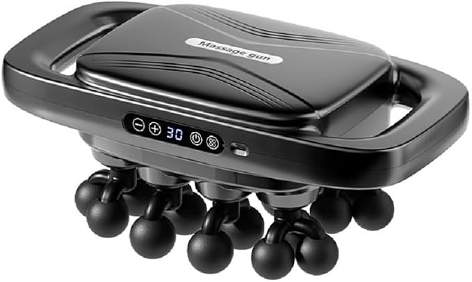20-Head Massage Gun Set, Deep Tissue Percussion Massager with 3 Modes & 30 Intensities,Quiet Muscle Massage Gun for Back,Shoulders, Legs, Foot, Body Muscle Pain Relief