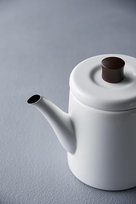 Noda Enamel Kettle, 0.3 gal (1.5 L), Enameled Porchka Pot, Made in Japan