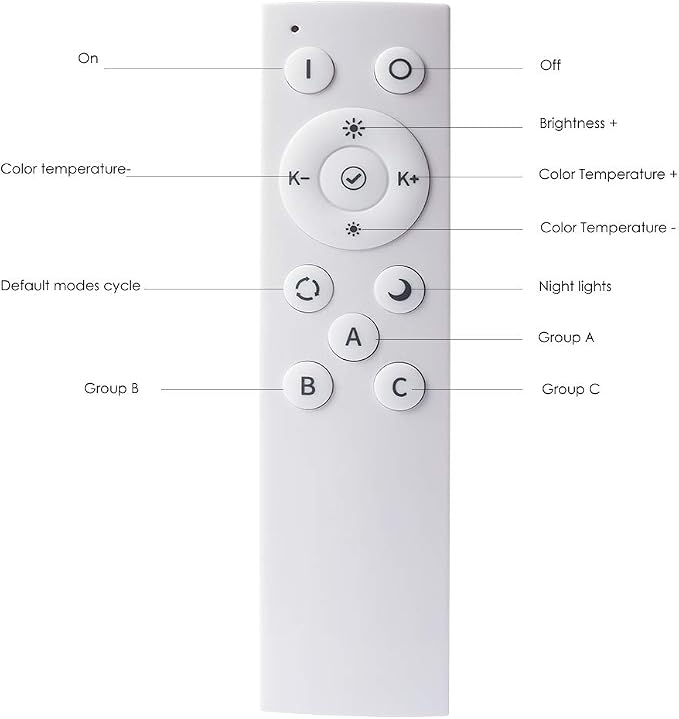 LAMPAOUS LED Smart Under Cabinet Lighting with Remote Control, Night Light with Remote Dimmable and Color Temperature Adjustble for Kitchen, Workbench, Pantry, Hutch, Step, Hallway, Shelf (6 Bars Kit)
