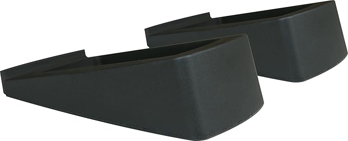 Audioengine DS1 Angled Desktop Speaker Stands – Isolation Speaker Stands for Computer Speakers and Bookshelf Speakers - Black