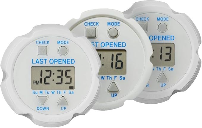 e-Pill TimeCap – Smart Pill Bottle Cap with Last Opened Time Stamp & Up to 24 Daily Alarms