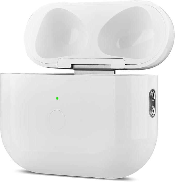 Replacement for AirPods 3rd Gen Wireless Charging Case,Only Compatible with iPod 3rd Generation Charger Cases, with Lightning,(White)