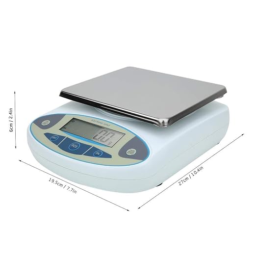 Digital Balance Scale，20kg 0.1g High Precision Laboratory Balance Digital Analytical Electronic Scale 100240V(US)