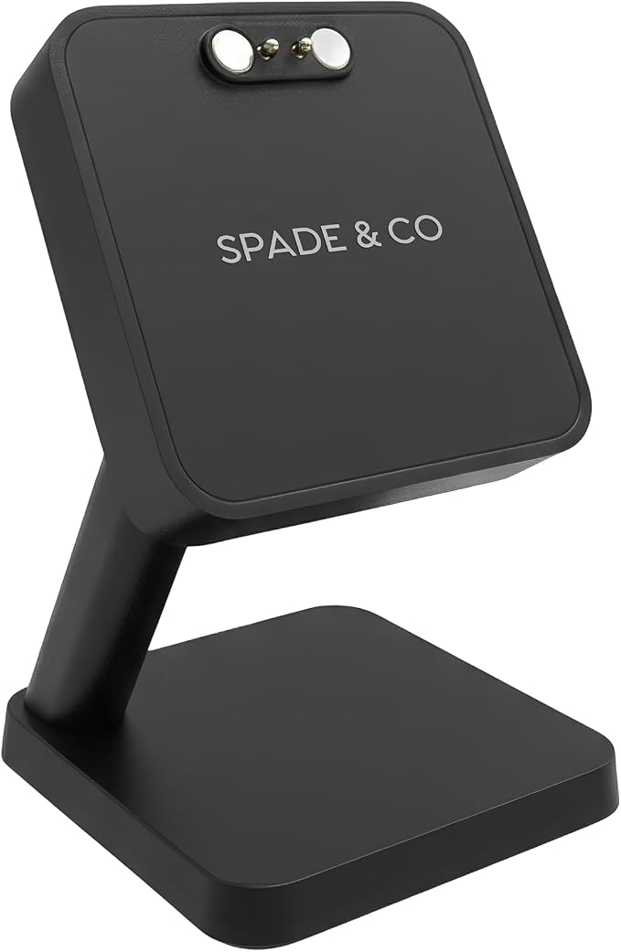 Spade & Co Health Smartwatch 4 Bundle with Charging Dock – Heart Rate, Sleep & SpO2 Monitor, Pedometer, 10+ Day Battery, Answer/Make Calls, IP68 Waterproof, iOS & Android – Rose Gold