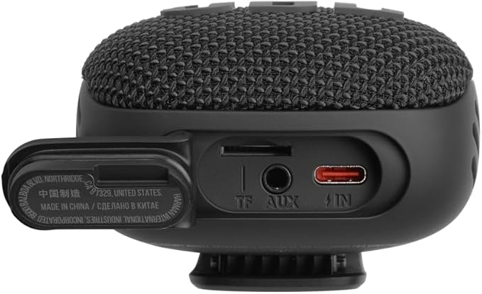 JBL Wind 3 FM Bluetooth Handlebar Speaker, Black