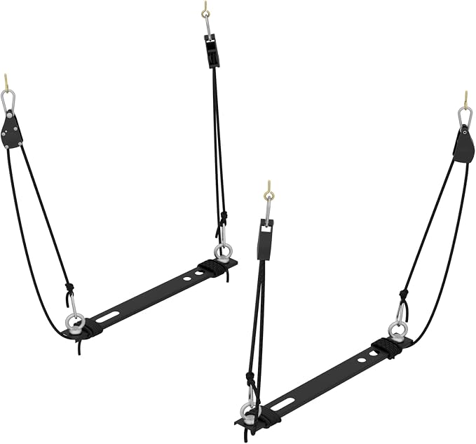 BaseAire Dehumidifier Hanging Kit for Crawl Space & Basement Dehumidifiers Airwerx 35P/55/ 65X/ 90/ 90X/ 100X/ 120X, Easy Way to Raise and Lower Dehumidifier, Helps Reduce Noise and Vibration of the