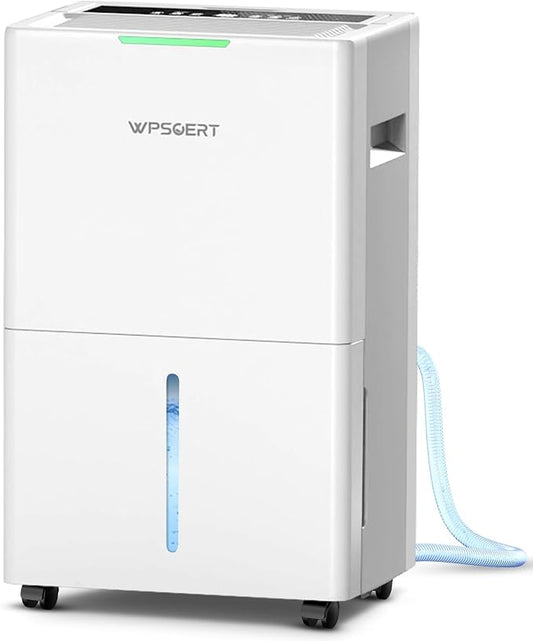 4000 sq.ft Dehumidifier for Basement with Drain Hose, 45 Pint Dehumidifiers for Home, Smart Compressor Dehumidifies for Large Room, Bedroom, 3 Modes, Intelligent Humidity Control, Auto
