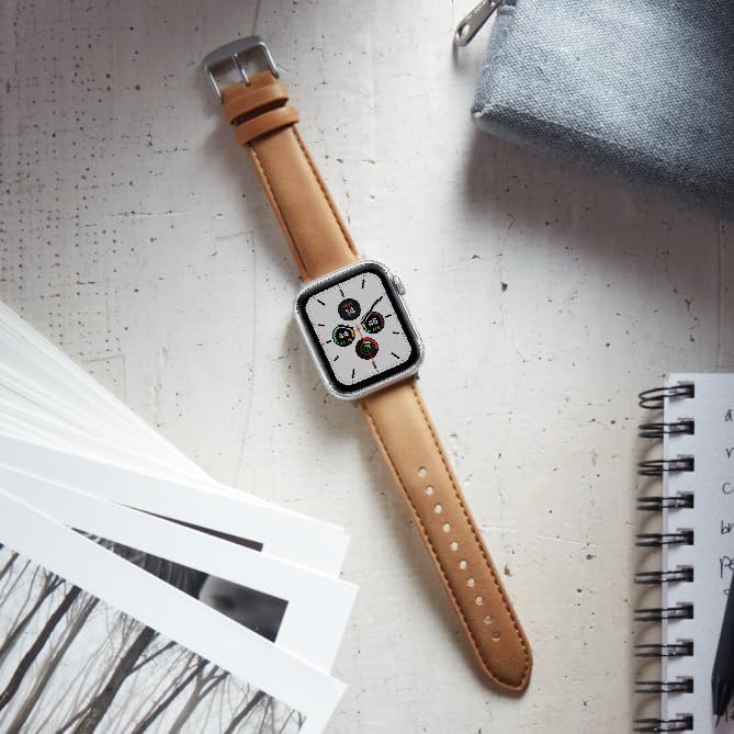 Archer Watch Straps - Top Grain Leather Watch Bands for Apple Watch