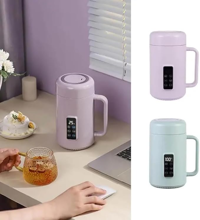 Electric Stew Pot Kettle Slow Cooker 1l Large Capacity Multi-functional Rice Cooker Portable Electric Kettle for Travel Dormitory 500W Food Steamer Noodles Pasta Heater Hotpot