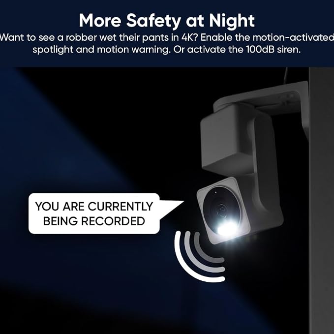 WYZE Cam Pan v4 (2-Pack), 4K Smart Home Security Camera System, AI Indoor/Outdoor Monitor for Baby/Pet/Person/Vehicle, Color Night Vision, 360° Pan/Tilt, 2.4G&5G, Works with Alexa & Google Assistant