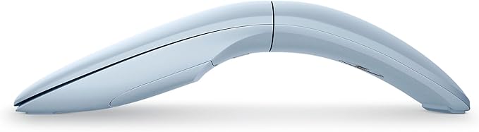 Dell MS700 Bluetooth Travel Mouse - Bluetooth 5.0/Dell Pair/Microsoft Swift Pair Connectivity, Adjust DPI up to 4000, Optical LED Sensor, Touch Scroll with latest Touch Controller - Misty Blue