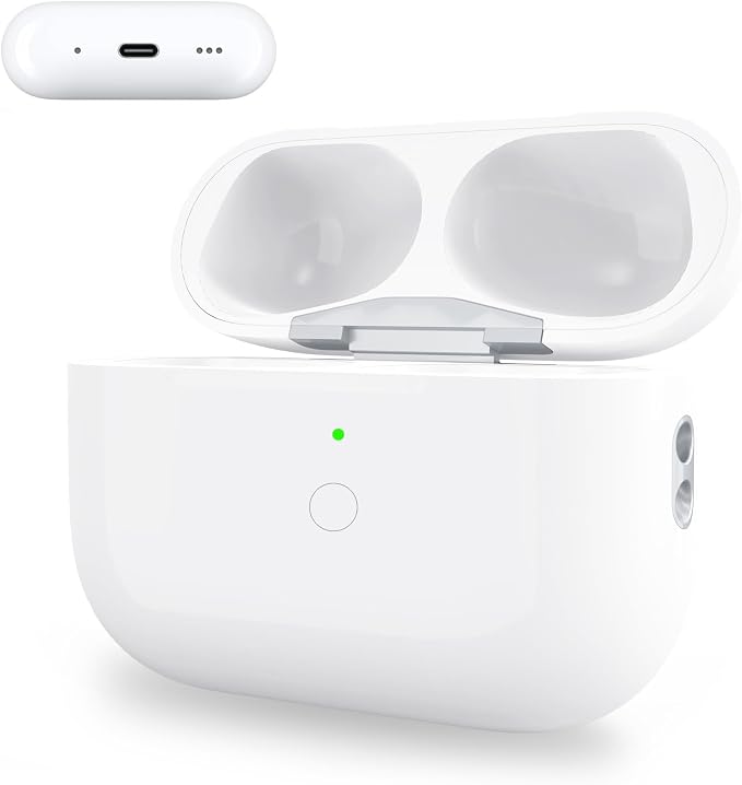 Wireless Charging Case for AirPods Pro 3 USB C Prot Only, Replacement Cases Compatible with AirPod Pro 3rd Gen Charger Case Type-c, (No Earbuds)