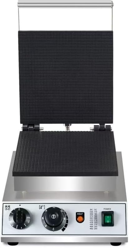 Electric Ice Cream Cone Maker,Commercial 1750W Waffle Cone Machine Non-Stick 10inch pan size egg roll waffle maker and Bowl Maker for Home Restaurant party use