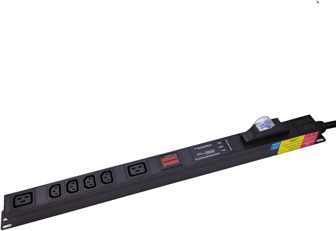 Meter SPD Function with L6-30p Plug C13 30A 240V 6 Way PDU for Internet Data Centre (pc)