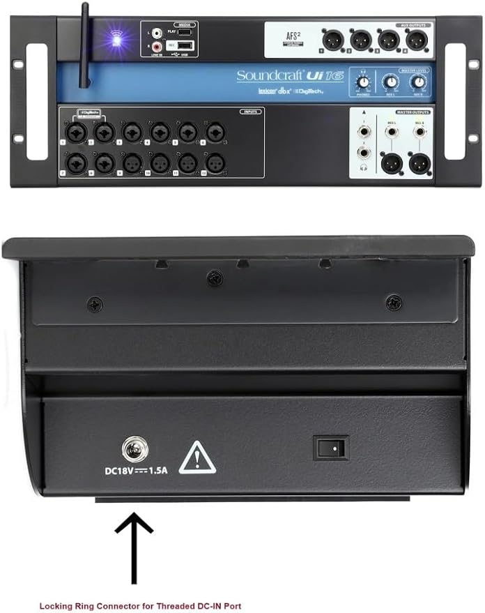 AC Adapter Compatible with Soundcraft Ui16 Digital Mixer