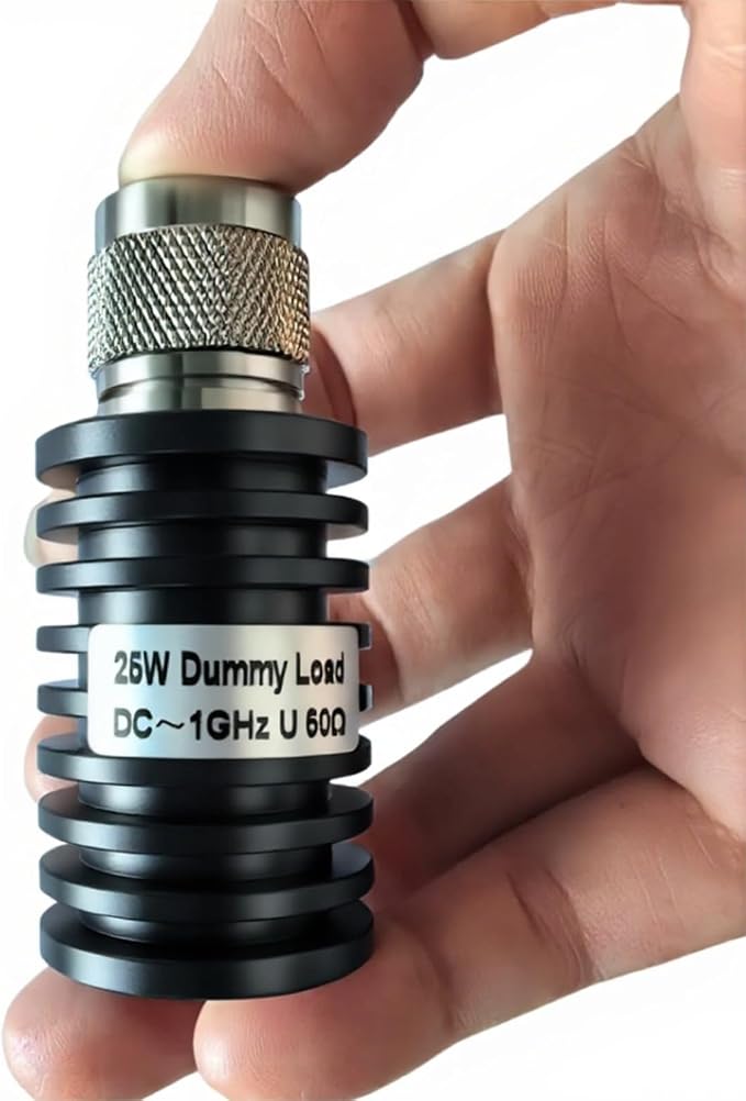 BECEN 25 Watt PL259 Dummy Load - 25W UHF DC to 1.0Ghz 50 ohm Termination Load for Ham Radio Lower VSWR (25 Watt)