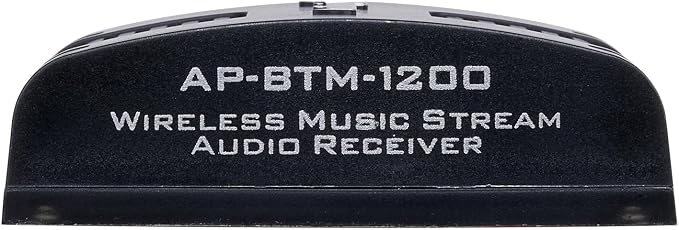 Audiopipe Marine Wireless Music Stream Audio Receiver (AP-BTM-1200), Blutooth 5.0 Adaptor, RCA Stereo Outputs, Perfect for Marine, ATV, UTV, Golf Car, Home Music