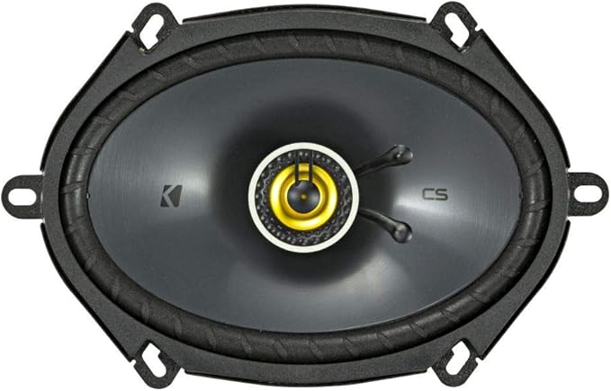 KICKER CS Series CSC68 6 x 8 Inch Car Audio System Speaker, Black (2 Pack)