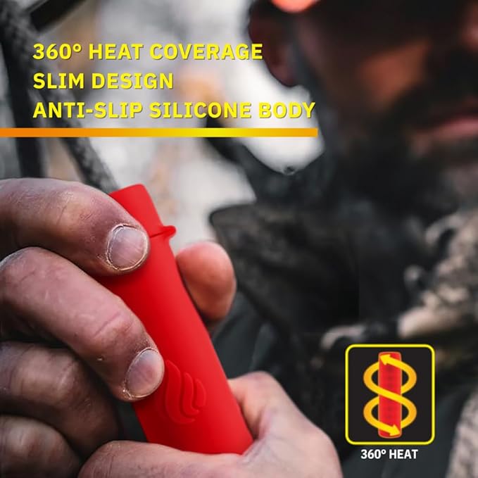 POWERPAW Rechargeable Hand Warmer Portable Electric Hand Heater 3 Heat Levels 5000mAh Battery USB-C Reusable Pocket Warmer for Cold Hands