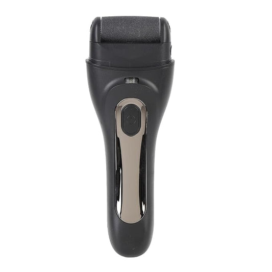 Electric Callus Remover Powerful Motor Electric Foot File Complete Accessories Cordless Use for Home Use (Black)