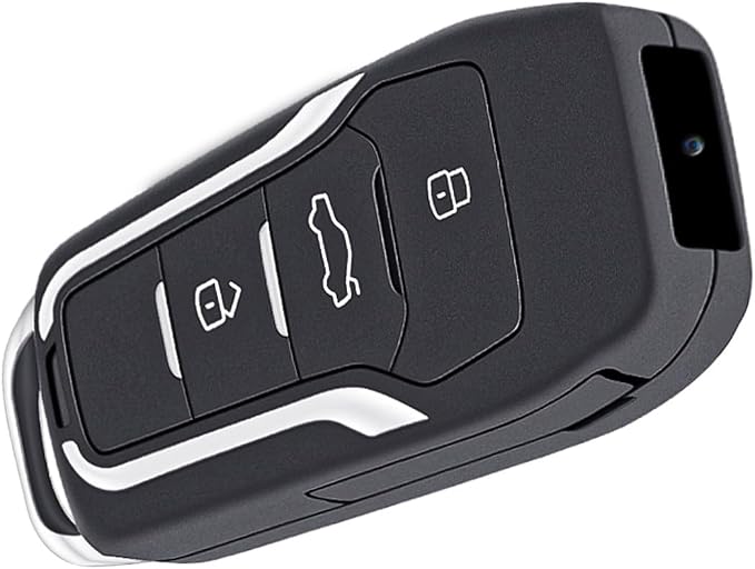 KEHZKCT Mini Video Camera 1080P, Portable Camera Disguised as Car Key Fob with Motion Detection, Nanny Cam for Home Security