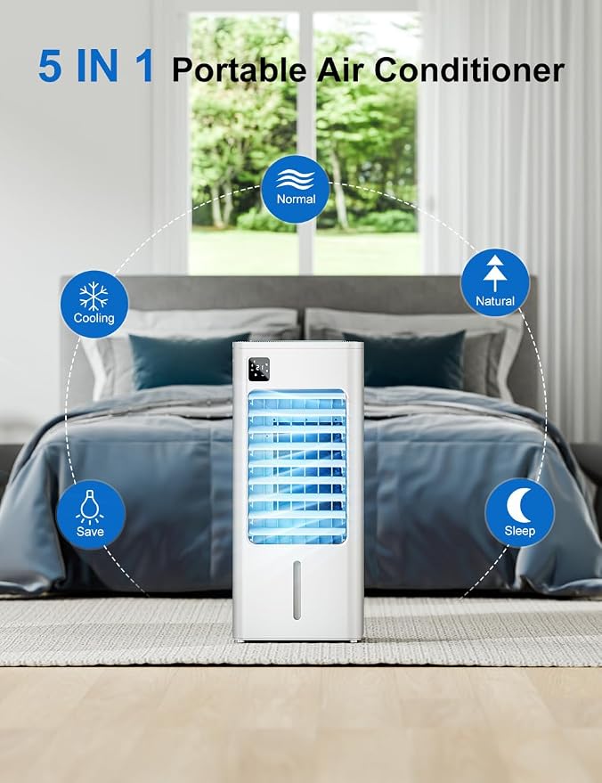 Portable Air Conditioners Windowless, Swamp Cooler for Indoors
