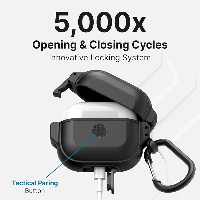 Catalyst AirPods 3rd Generation Case(2022), 330ft Waterproof Total Protection Case for AirPods 3, Shockproof for AirPods 3rd Generation, Durable Protective Case for AirPods 3 with Carabiner