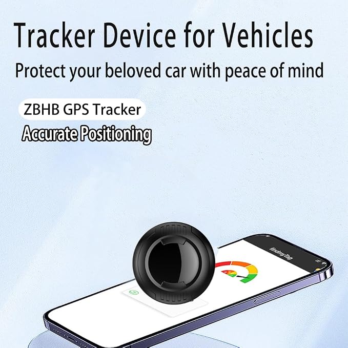 GPS Tracker for Vehicles,Tracker Device for Vehicles,Car GPS Tracker,Car Tracker Device Hidden for Vehicles | Magnetic | Android and iOS Compatible | No SIM Card | Waterproof