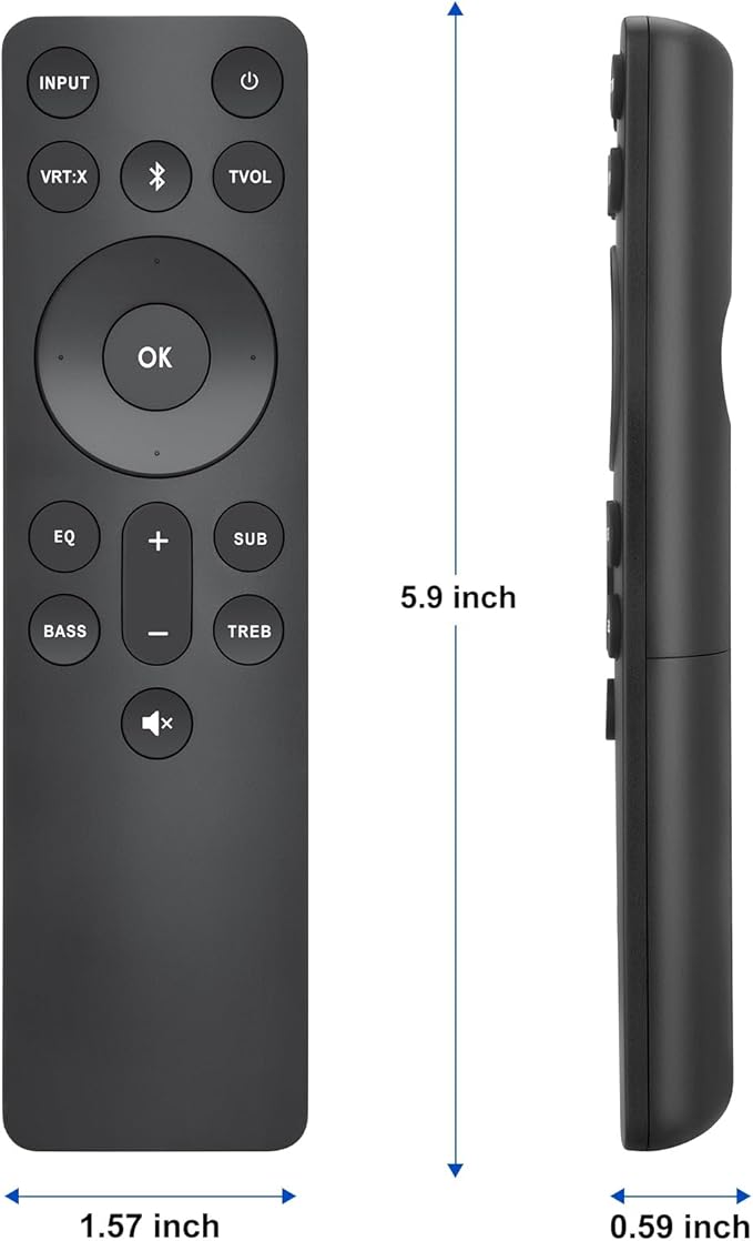 for VIZIO-Soundbar-Remote, Replacement for VIZIO 5.1/2.1 Home Theater Sound Bar，for M/V/P Series Home Audio Sound System
