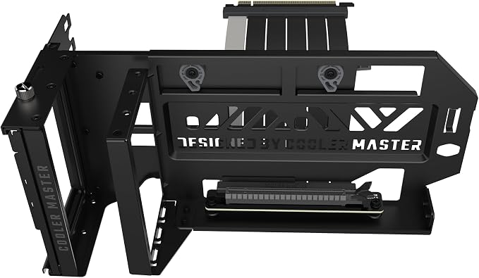 Cooler Master Vertical GPU Card Holder Kit V3, PCIe 4.0 5.0 Motherboards GPUs RTX 5090 RX 9070 XT, ABS Casing, 165mm Length, Modula Adjustable for E-ATX ATX Micro ATX Case