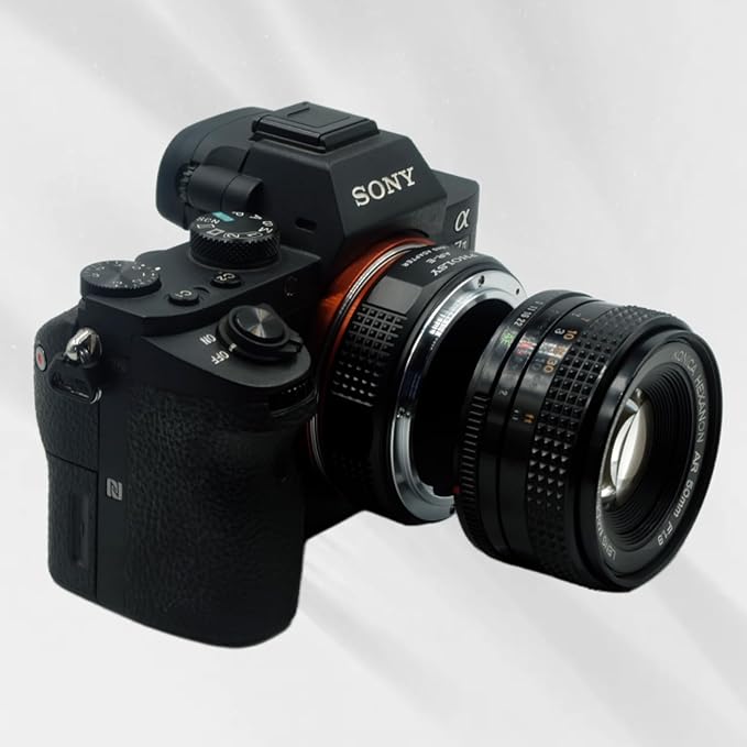 PHOLSY Lens Mount Adapter Compatible with Konica AR Lens to E Mount Camera Body Compatible with Sony a1 a9ii a7S iii/ii a7R v/iv/iii/ii a7C a7 iv/iii/ii a6600 a6500 a6400 a6300 a6000 ZV-E10 NEX etc.