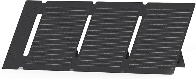 AFERIY 30W Portable Solar Panel Chargers QC3.0 18W USB-A USB-C Output Foldable Small Power Emergency ETFE Panels IP67 Waterproof Camping Backpacking Hiking for Cell Phone Power Banks Flashlight