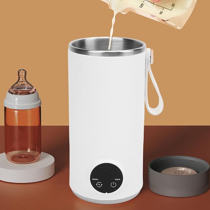 Electric Travel Kettle, Mini Portable Rechargeable Cordless Camping Kettle 6000mAh Small Hot Water Boiler 400ml Electric Kettles Steel