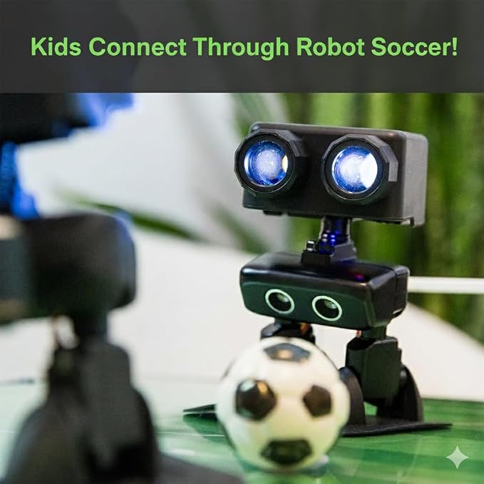 Robot PU – Adorable Micro:bit Humanoid | STEM Toy | Programmable, Interactive & Upgradable | Walks, Dances, Talks & Sings | Self-Balancing | Remote & Autopilot | 30+ Free Online Classes