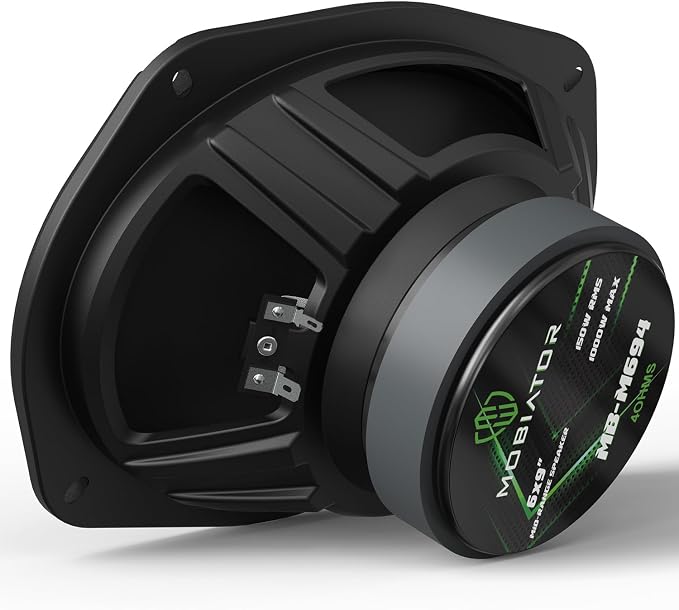 Audio Midrange Loudspeakers MB-M694 6×9 1000W Max, 4 Ohms High Efficiency Car Audio Door Speakers for Car or Truck Stereo Sound System-Black (2 Speakers) (MB-M694)