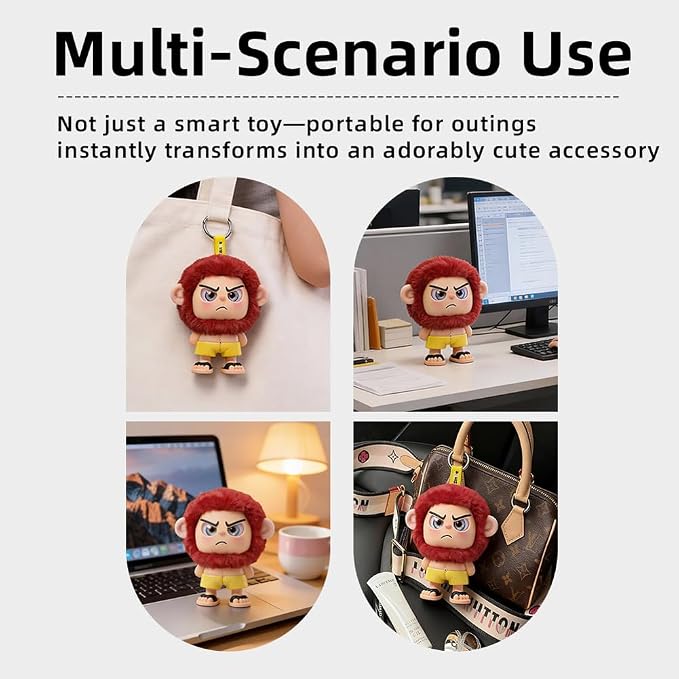 AI Interactive Doll, AI Robot Voice Representation Toy with Multilingual Support, Emotional Interaction for Adults