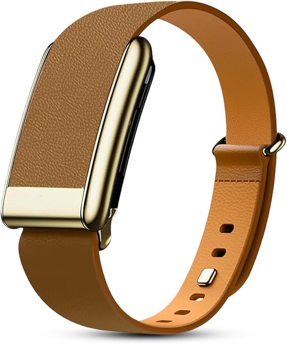 DADO Luxe Tapered Leather Replacement Band Compatible with WHOOP 5.0, One, Peak, and Life Fitness Tracker – Durable & Comfortable | Not for Whoop Gen 4