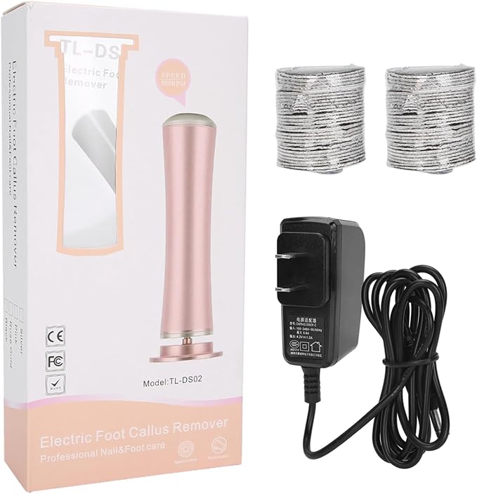 Yinhing Electric Rechargeable Automatic Callus Remover Foot File Pedicure Tool for Soft Feet Professional Salon Quality Foot Care Ergonomic Design Safe Efficient Care Solution