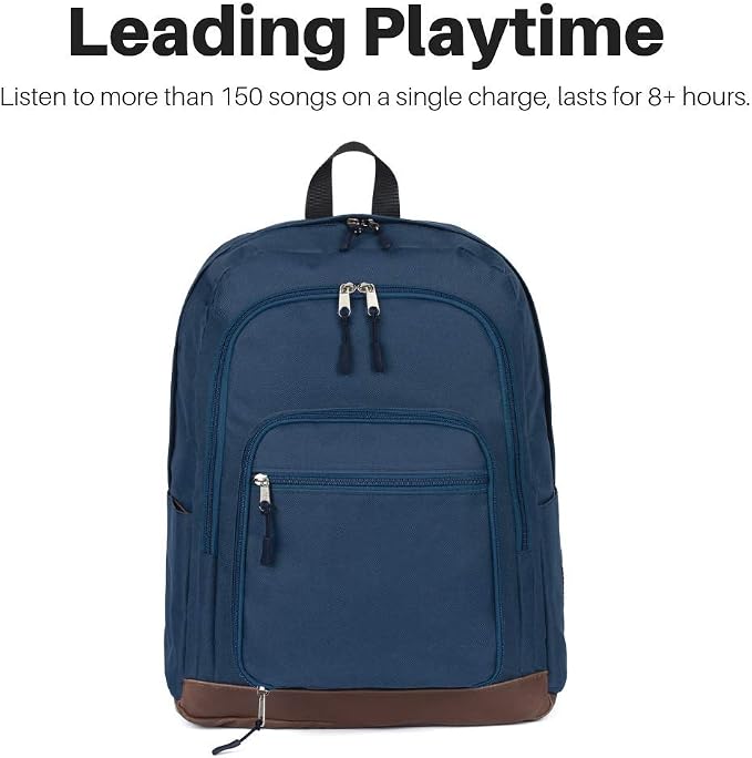 Super Real Bluetooth Speaker Backpack With 20-Watt Speakers & Subwoofer for Parties/Festivals/Beach. Works with iPhone & Android (Blue)