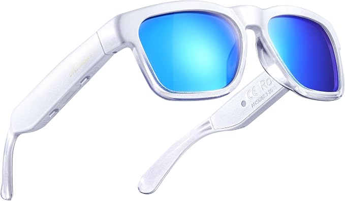 OhO sunshine Bluetooth Audio Sunglasses, Lightweight Open Ear Sport Glasses, 10H Playtime,Water Resistant with Voice Control
